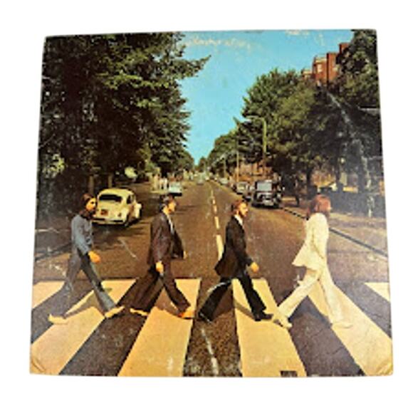 The Beatles Abbey Road Vinyl Record SO-383 1969 Stereo Uncropped & Her Majesty - Picture 1 of 8